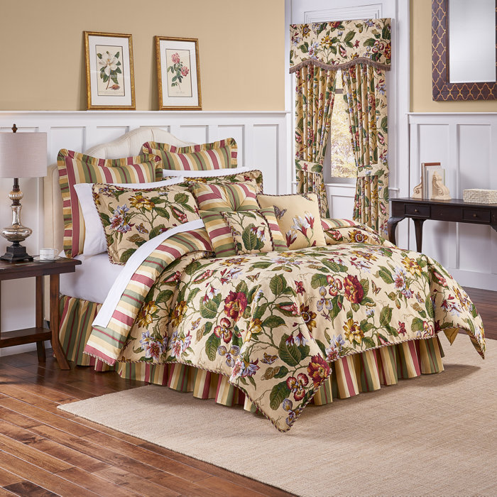 Waverly Laurel Springs Reversible Comforter Set & Reviews